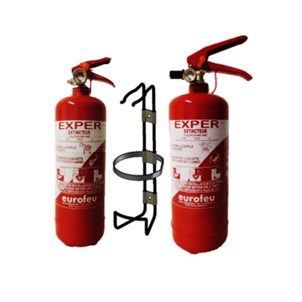 Extincteur à poudre ABC, 1 et 2 Kg - Richard Protection Incendie